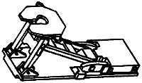 Details West 1014 HO Scale Spine Car Trailer Hitches (Pack of 5)
