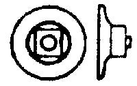 Grandt Line 62 O 7/8" Square Nut-Bolt-Washer