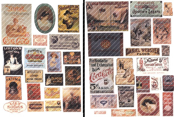 JL Innovative Design 265 HO Turn of the Century Series III Signs (39)