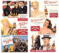JL Innovative Design 328 N 1940's "Stars of the Past" RC Cola Billboard Signs