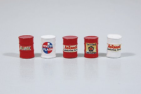 JL Innovative Design 556 Atlantic Oil Barrels 3 Red, 2 White