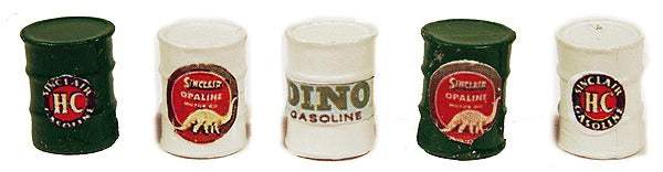 JL Innovative Design 566 HO Sinclair Custom Oil Barrel (Set 5)