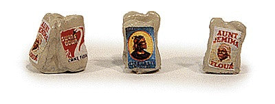 JL Innovative Design 361-713 HO Scale Mixed Flour Sacks (Pack of 3)