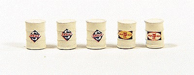 JL Innovative Design 361-813 Custom Barrels Gas Station white