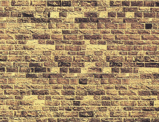 Noch 57570 HO Carton Wall Yellow Sandstone