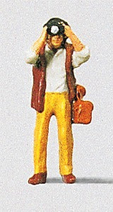 Preiser 28021 HO Pedestrians Photographer W/Accessories Figure