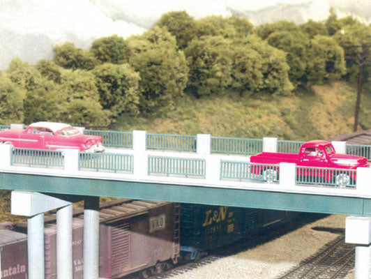 Rix Products 628-0121 Wrought Iron Highway Overpass Kit - 50' Scale