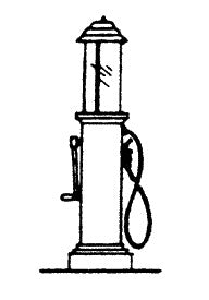 Scale Structures 2321 HO Gas Pump 1929 Kit