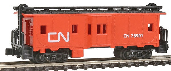 Model Power 490-83130 Bay Window Caboose - Assembled Canadian National