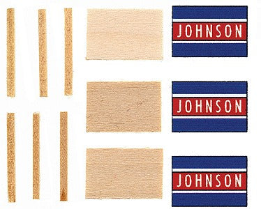 Calumet Trains 602 HO Election Lawn Signs Lyndon Johnson (Box of 3)