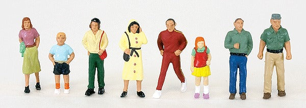 Walthers 949-6006 HO Townspeople Figures (Set of 8)