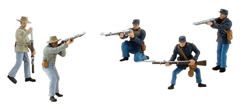 Woodland Scenics SP4445 American Civil War Soldier Figures (Set of 5)