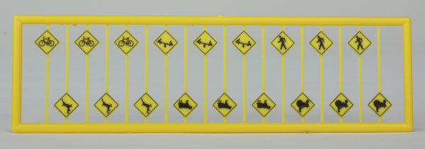 Tichy 2615 N Scale Picture Warning Signs (Pack of 18)