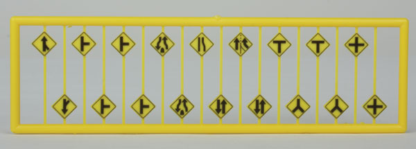 Tichy 2617 N Warning Signs Road Path Signs 2nd Group (Pack of 18)