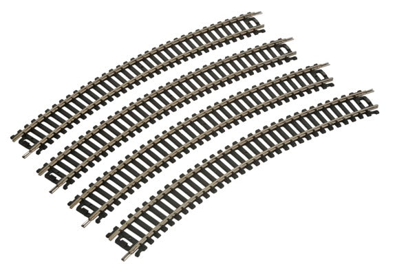 Life Like 3000 Nickel Silver Code 100 18" Radius Curve