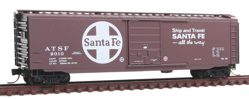 Micro-Trains 03100420 N ATSF 50' Standard Youngstown Door Boxcar #9010