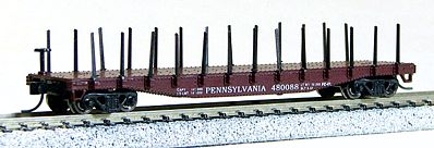 Con-Cor 14091 50' Flatcar w/stakes PRR