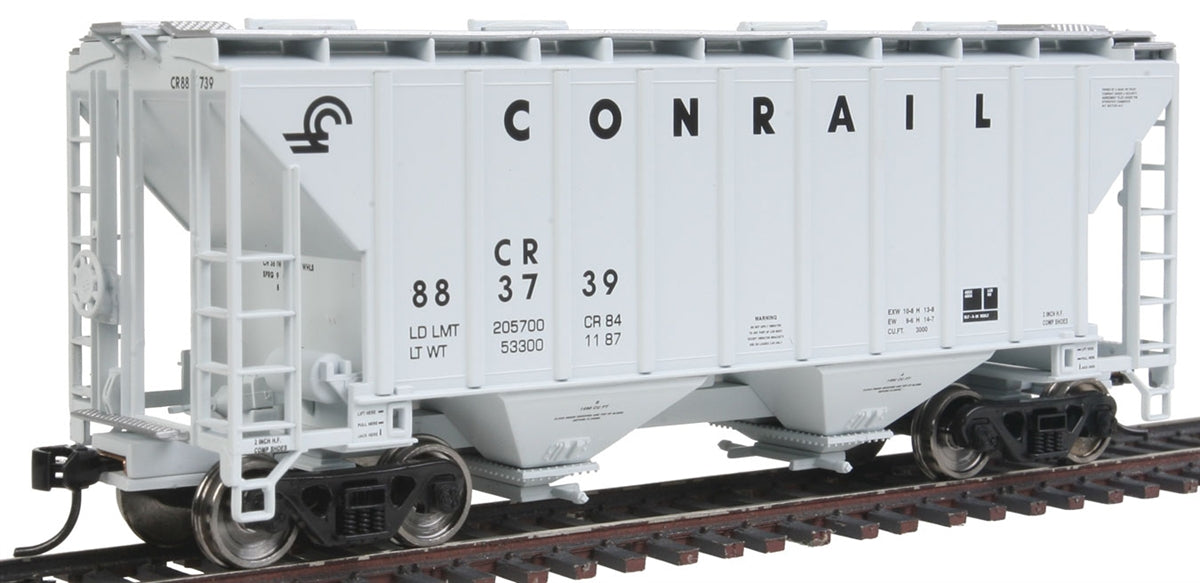 Walthers 910-7123 HO Scale Conrail 37' Covered Hopper #883739