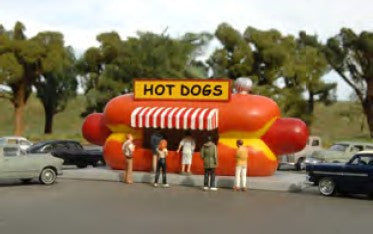 Bachmann 35206 O Gauge Built-Up Hot Dog Stand
