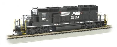 Bachmann 60912 HO Scale Norfolk Southern EMD SD40-2 Diesel Engine #3411with DCC