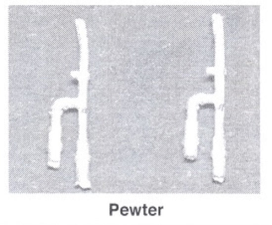 Details West 235-349 HO Scale Dual Pipe Fuel Tank Vent Pipe (Pack of 2)