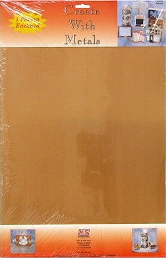 K&S 6540 12'' x 18'' Punch Metal Copper Sheet