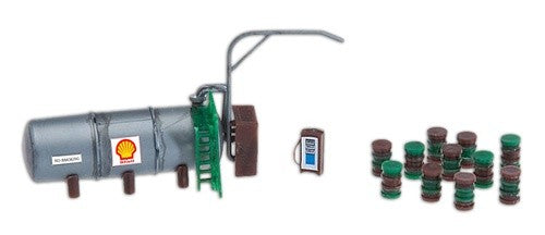 Model Power 1470 N Trackside Oil Tank with Accessories Kit