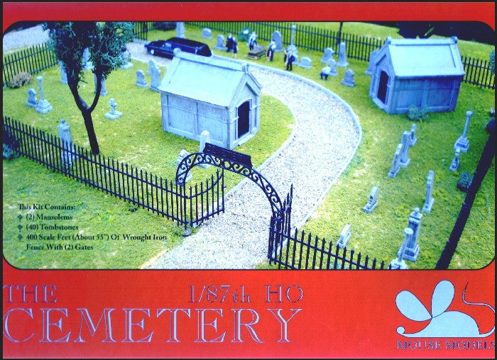 Mouse Models HO Cemetery Kit