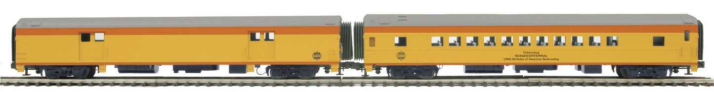 MTH 20-69249 Chessie 2Car 70 ABS Baggage Coach Passenger