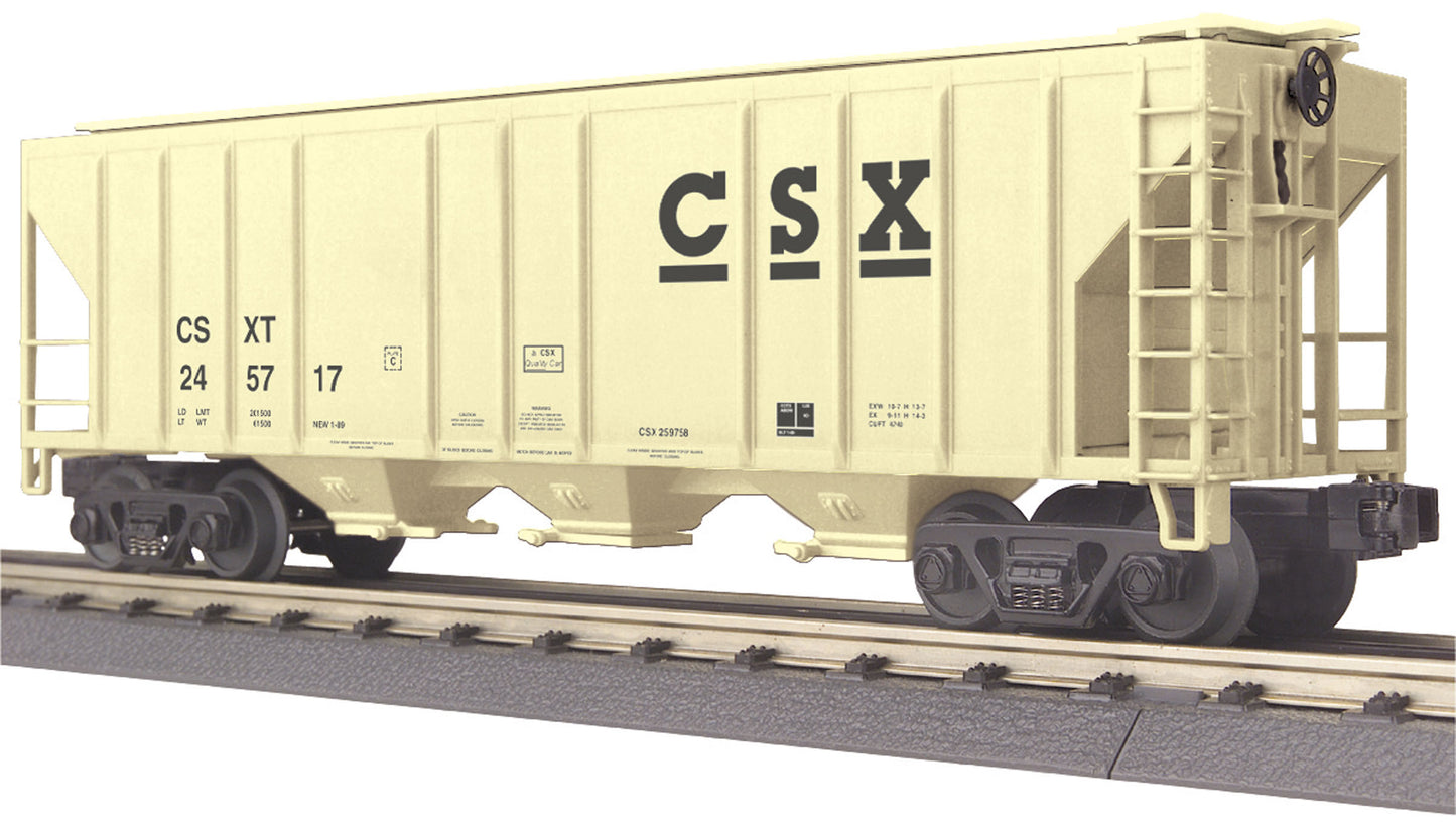 MTH 30-75482 O Gauge CSX PS-2 Discharge Hopper Car #245717