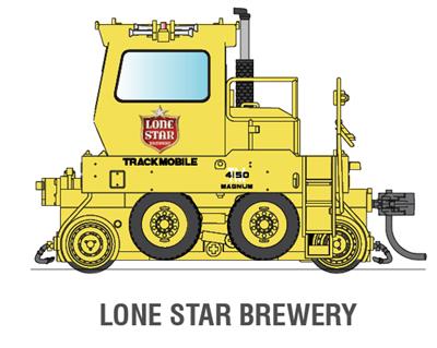 Broadway Limited 6049 HO Lone Star Brewery Trackmobile™ Industrial Switcher
