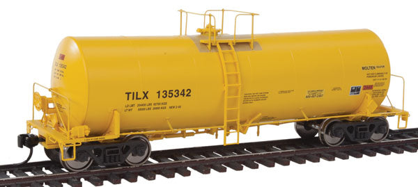 Walthers 100034 HO TILX 40' Trinity 14,000 Gallon Molten Sulfur Tank Car #135342