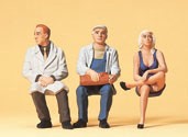 Preiser 63050 G Seated Persons Figures (Set of 3)