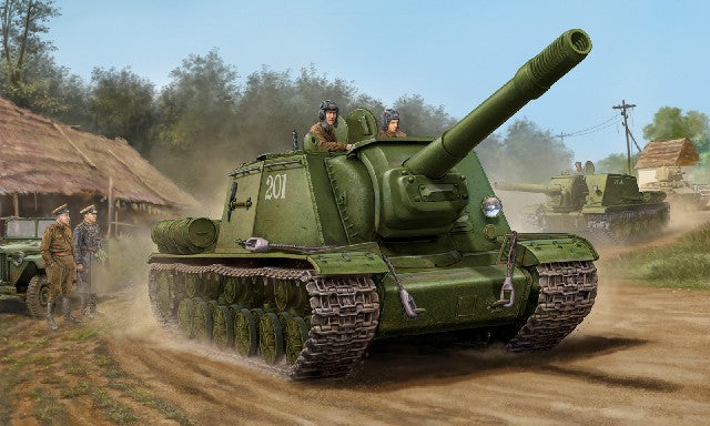 Trumpeter 05568 1:35 Soviet Su152Late Version Military Tank Model Kit