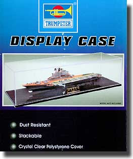 Trumpeter 09801 Showcase for 1:700 Ships 19.6L x 5.8W x 4.5H Black Base