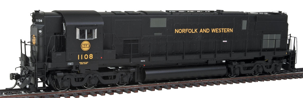 Bowser 24013 HO Scale N&W Claoc C-628 High Hood Diesel #1108