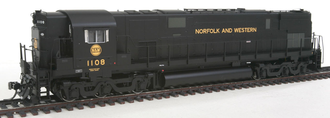 Bowser 24015 HO C628 w/DCC & Sound, N&W/High Hood Black #1108