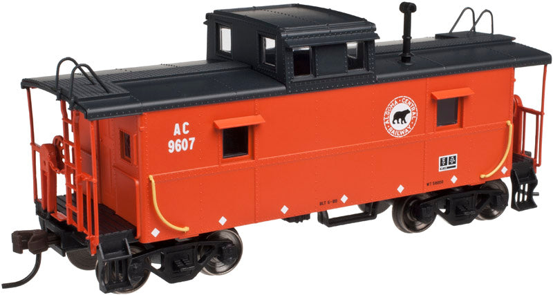 Atlas 20003017 HO Algoma Central C&O-Style Steel Center-Cupola Caboose #9607