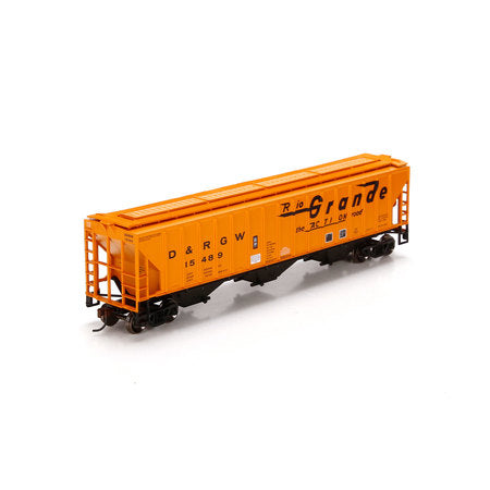 Athearn 72397 HO D&RGW RTR PS 4740 Covered Hopper #15489