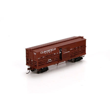 Roundhouse 84208 HO Clinchfield 36' Old Time Wood Stock Car #2748