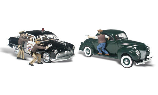 Woodland Scenics AS5540 HO AutoScenes Getaway Gangsters