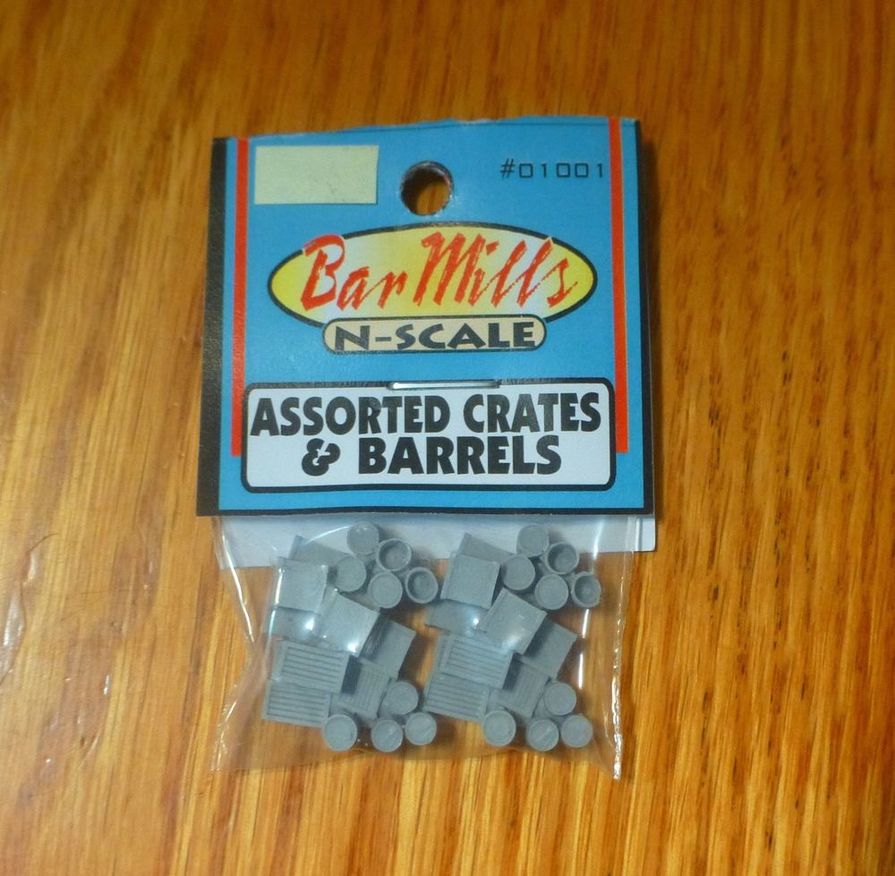 Bar Mills 01004 N Unpainted Assorted Crates & Barrels