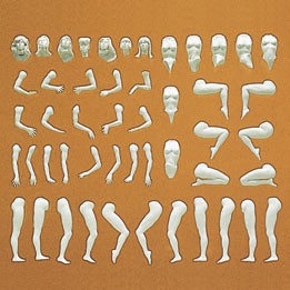 Preiser 63901 G Unpainted Eve Female Customizing Plastic Figure Kit (Set of 7)