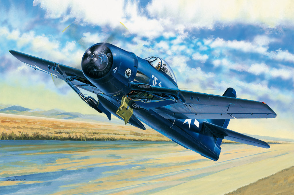 Hobby Boss Models 80356 1:48 Grumman F8F-1 Bearcat Military Aircraft Plane Kit