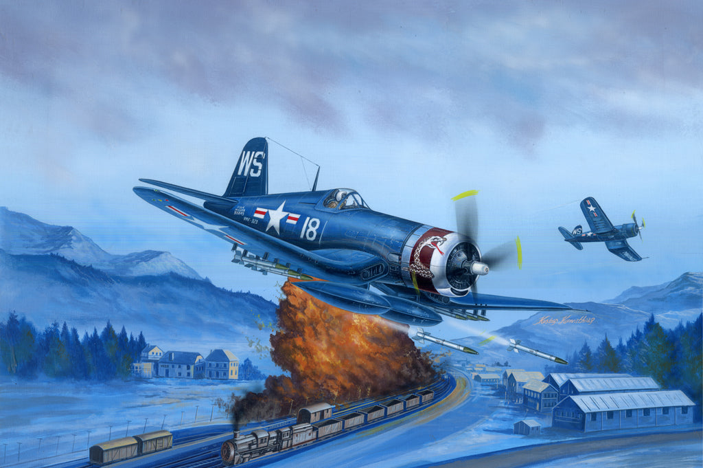 Hobby Boss Models 80387 1:48 Vought F4U-4 Pirate Fighter Late Ver Plane Kit