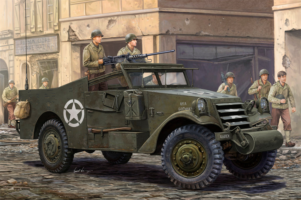Hobby Boss s 82452 1:35 U.S. M3A1 White Scout Car Late Truck Vehicle Kit