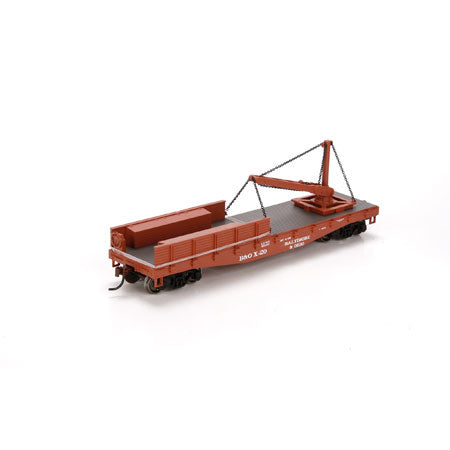 Athearn 92222 HO Scale Baltimore & Ohio Derrick Car # X-20 R-T-R