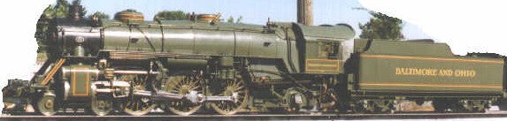 Model Power 87437 N Baltimore & Ohio 4-6-2 President Washington w/Tender