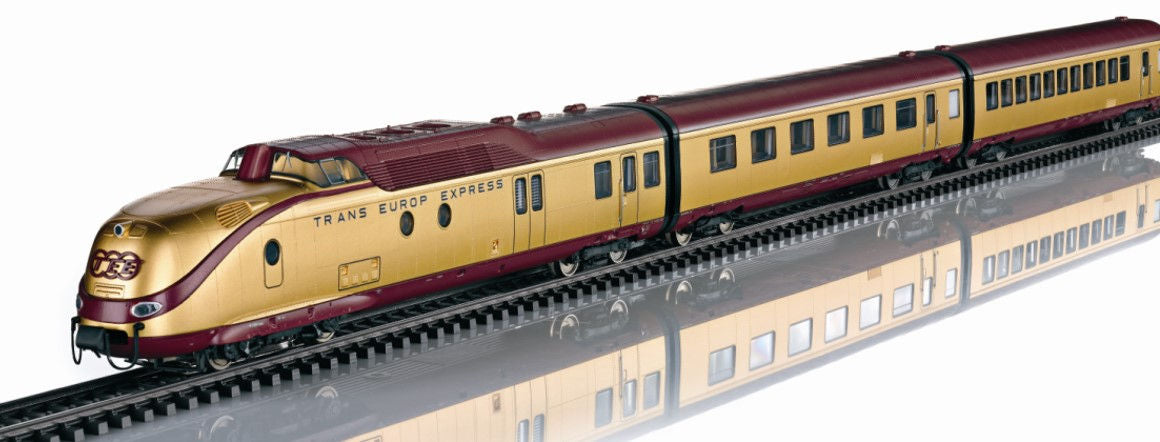 Marklin 37603 24-Karat Gold Plated TEE VT 11.5 HO Gauge Diesel