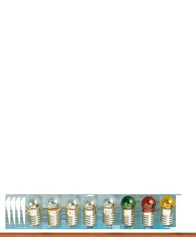 Brawa 3301 3.5 Volt Clear 5mm Diameter Bulb (Pack of 4)